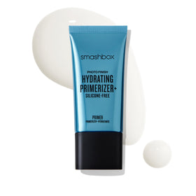 Smashbox bottle front view showing modern packaging and primerizer benefit