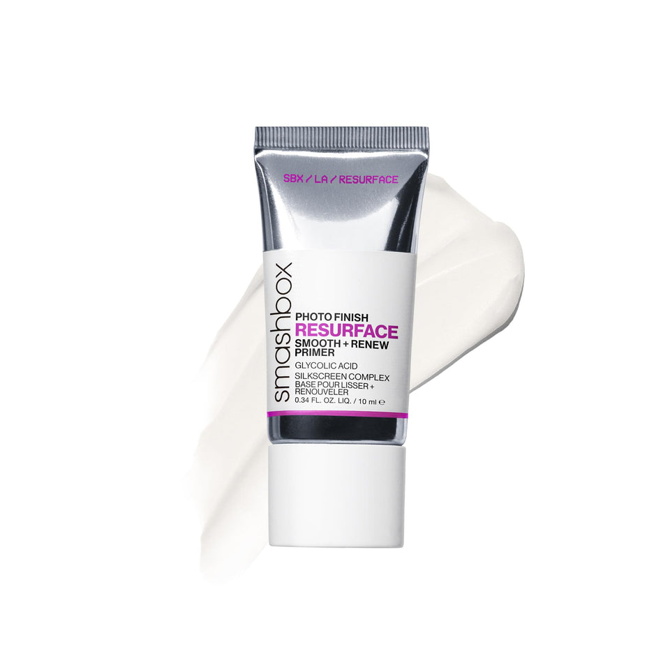 Smashbox front packaging displaying compact travel bottle and product name for convenience