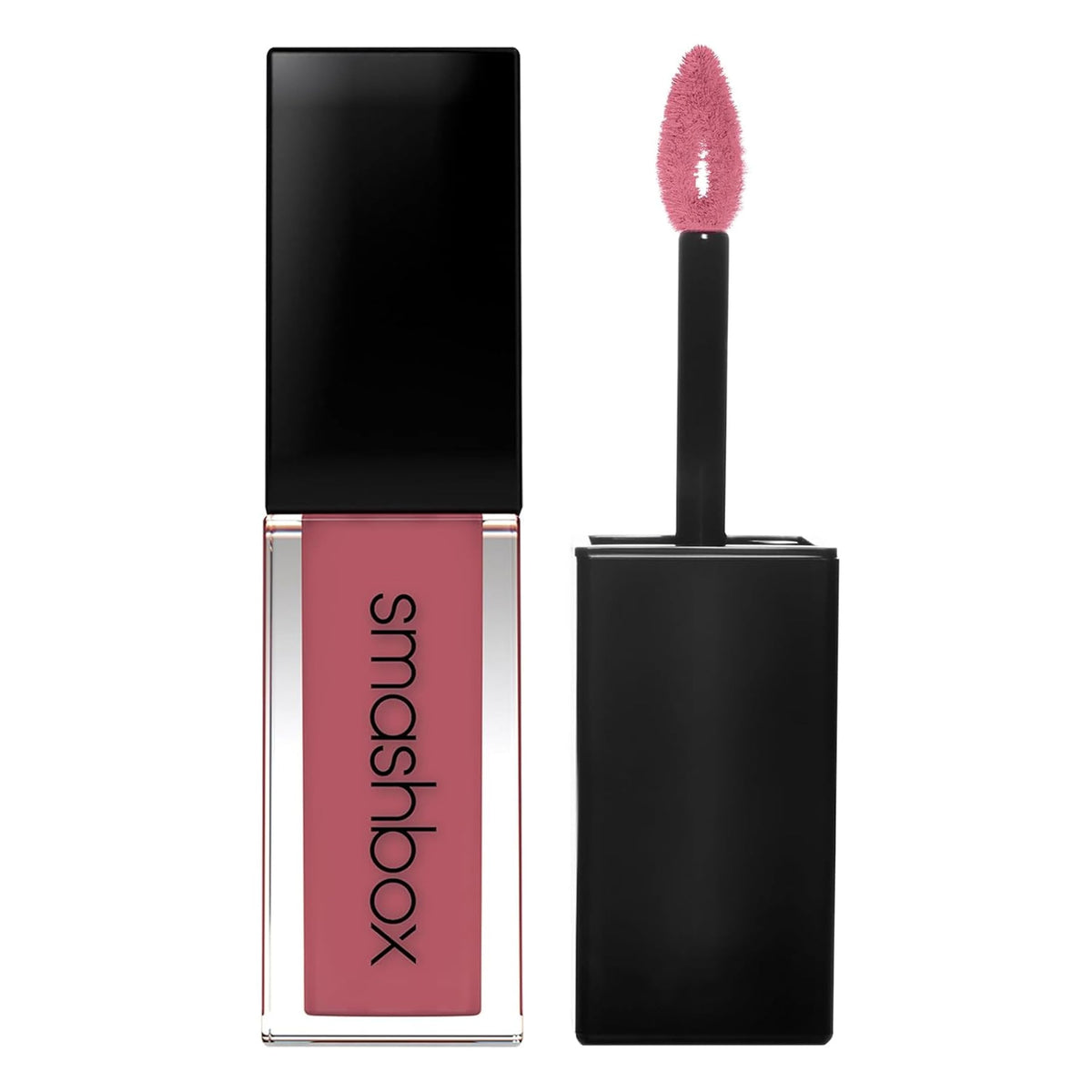 Hand holding Smashbox tube to show size and travel-friendly convenience