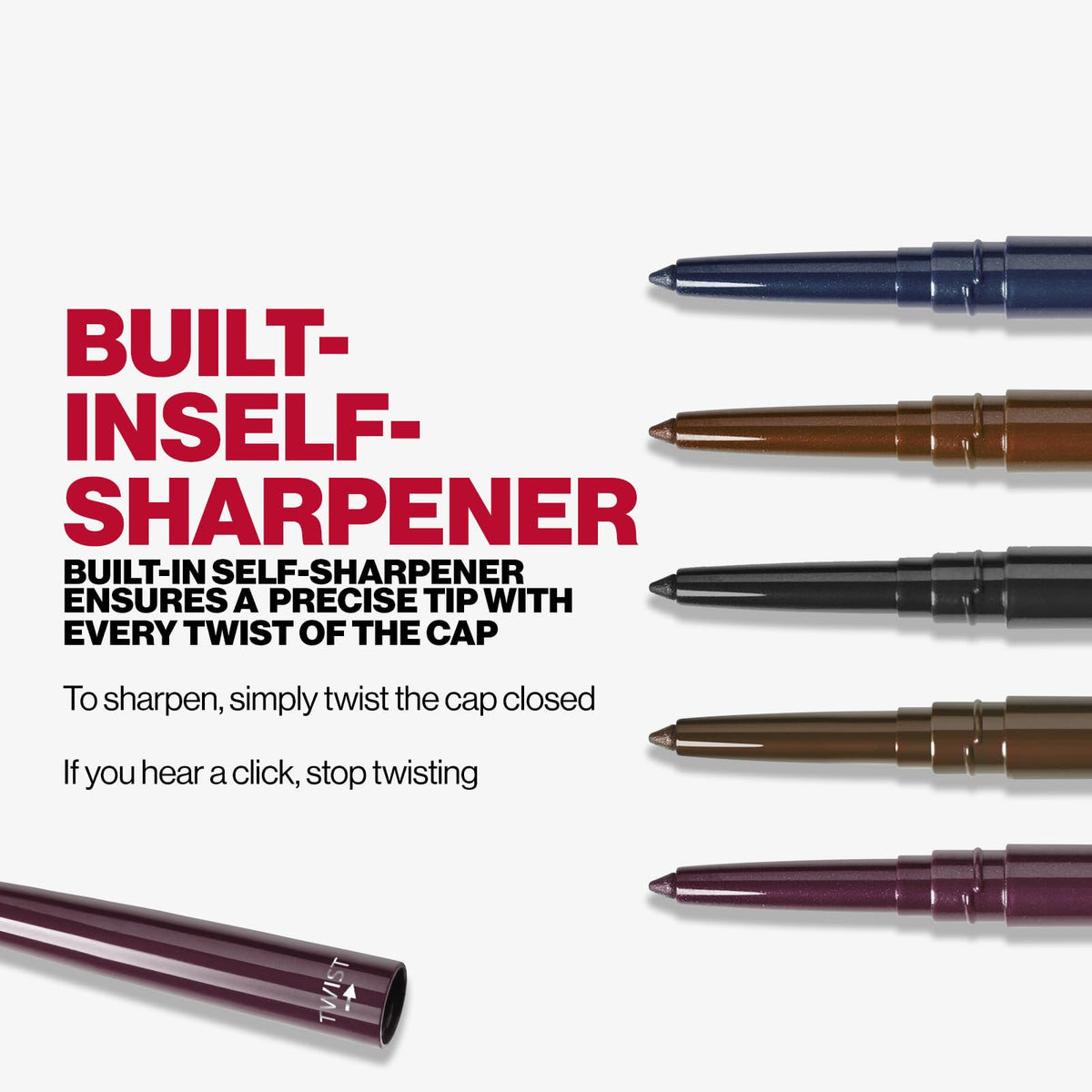 Smashbox pencil beside travel items illustrating compact size and portability benefit