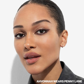 Smashbox texture swatch on skin showing rich Penny Lane pigment and smooth glide
