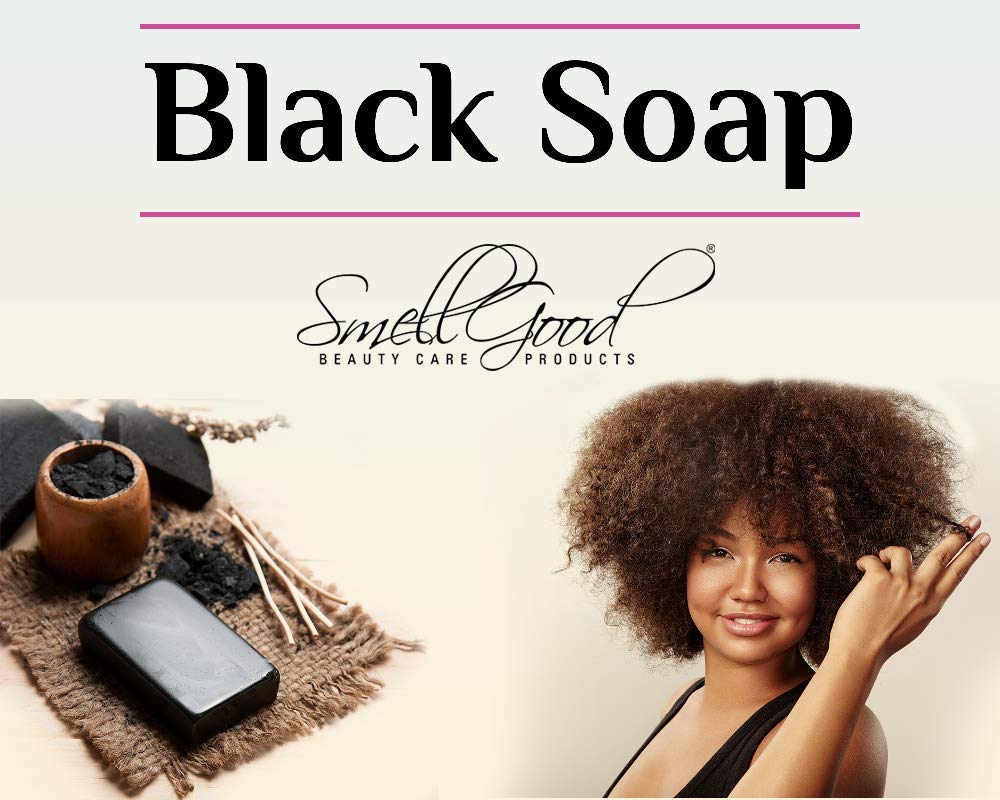 SmellGood soap block next to hand for scale showing large long-lasting benefit