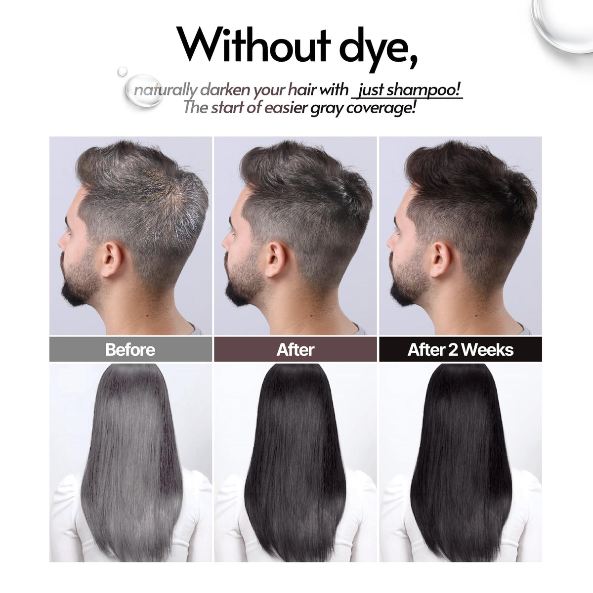 SMIB Lactobio applied to wet hair showing even coverage and rinseability