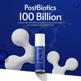 SMIB Lactobio shampoo foam texture close-up demonstrating gentle lather