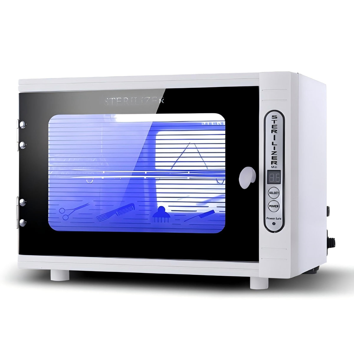Smiledt front view showing compact autoclave and controls for easy operation