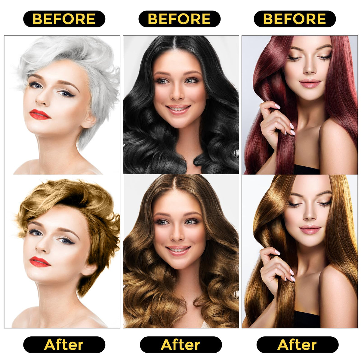 Sminktec shampoo foam texture on hair demonstrating smooth conditioning effect