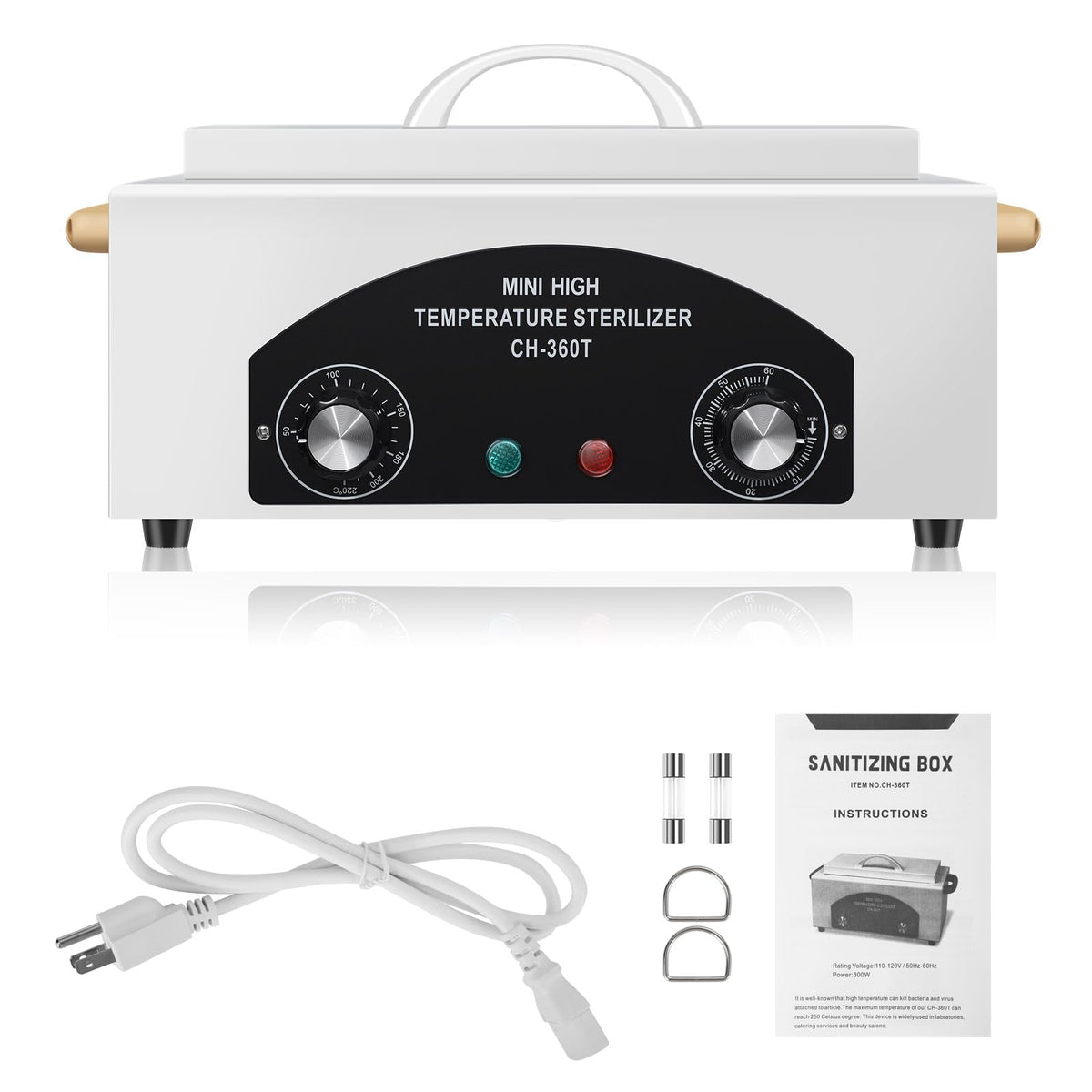 Smith Chu front view of cleaning box showing compact casing and label, ideal for salons