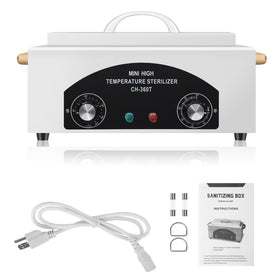 Smith Chu front view of cleaning box showing compact casing and label, ideal for salons