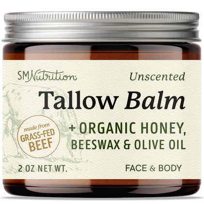 SMNutrition jar front packaging showing product and unscented benefit
