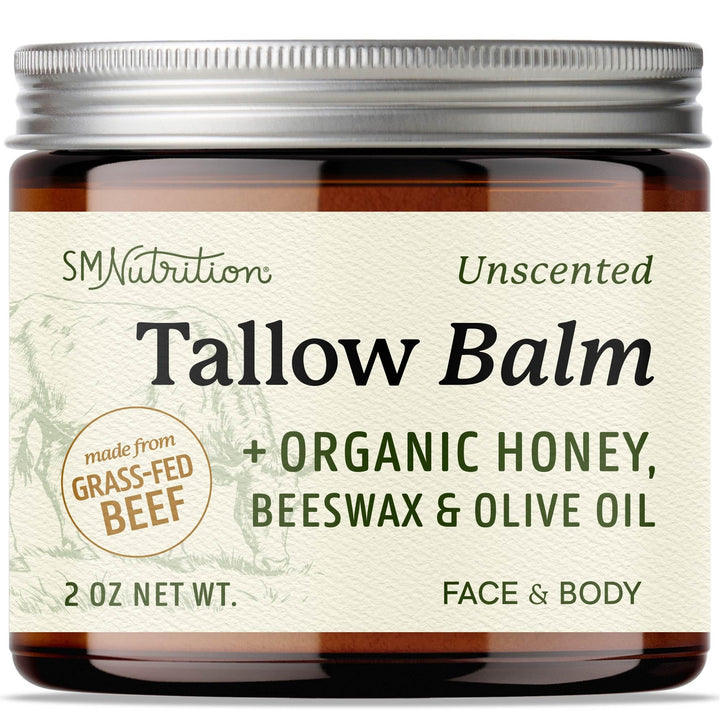 SMNutrition jar front packaging showing product and unscented benefit