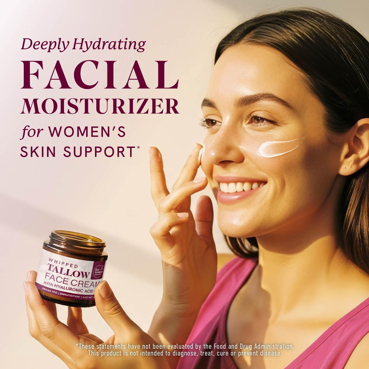 SMNutrition arranged ingredients including jojoba and almond oil highlighting nourishing blend