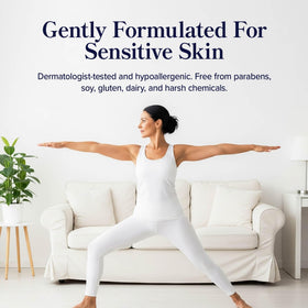 SMNutrition jar open revealing cream interior to highlight moisturizing richness