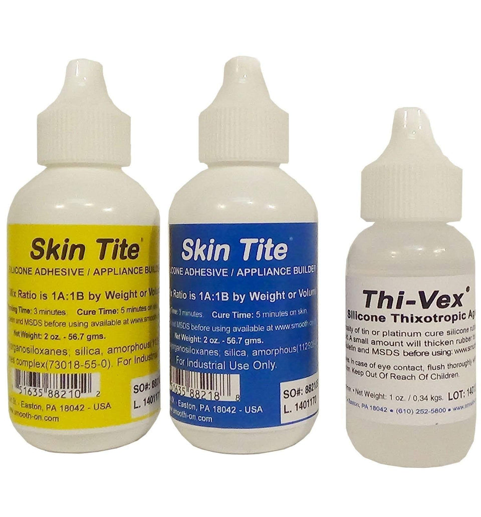 Smooth-On Skin Tite front packaging showing kit and quick setup benefit