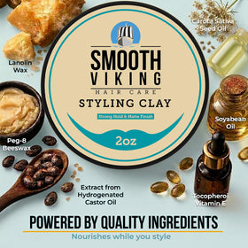 smooth viking clay on hand being warmed up for application demonstrating smooth distribution benefit