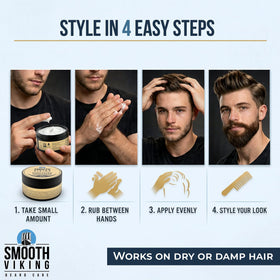 Smooth Viking used in bathroom mirror scene showing everyday grooming confidence