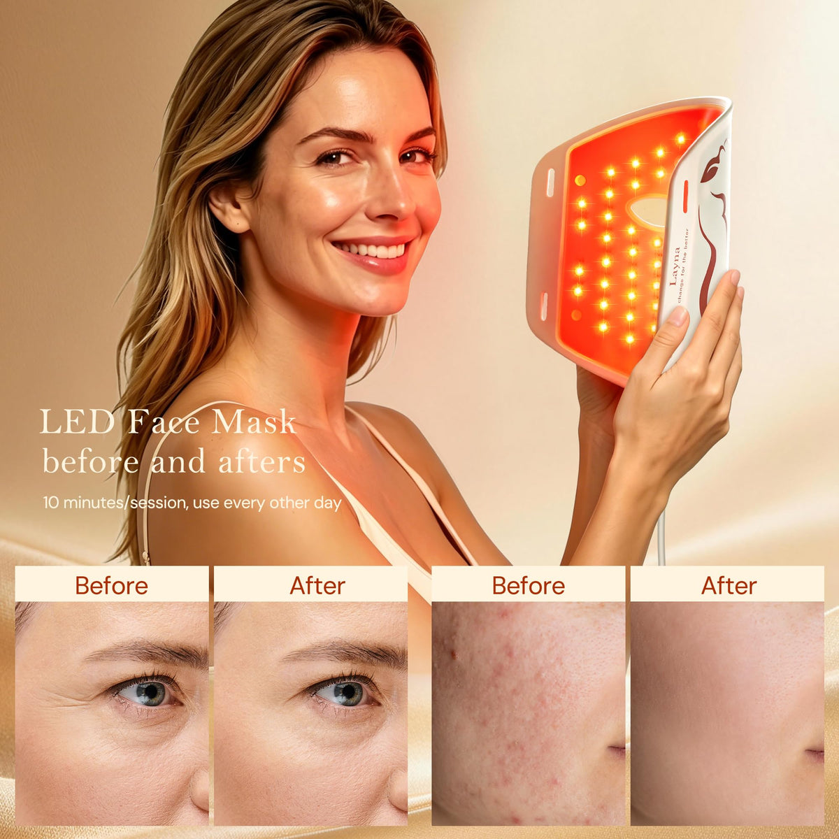 SMOOTHPRO close-up of 72 medical LEDs demonstrating even light coverage