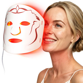 SMOOTHPRO front view of mask packaging showing device and benefits
