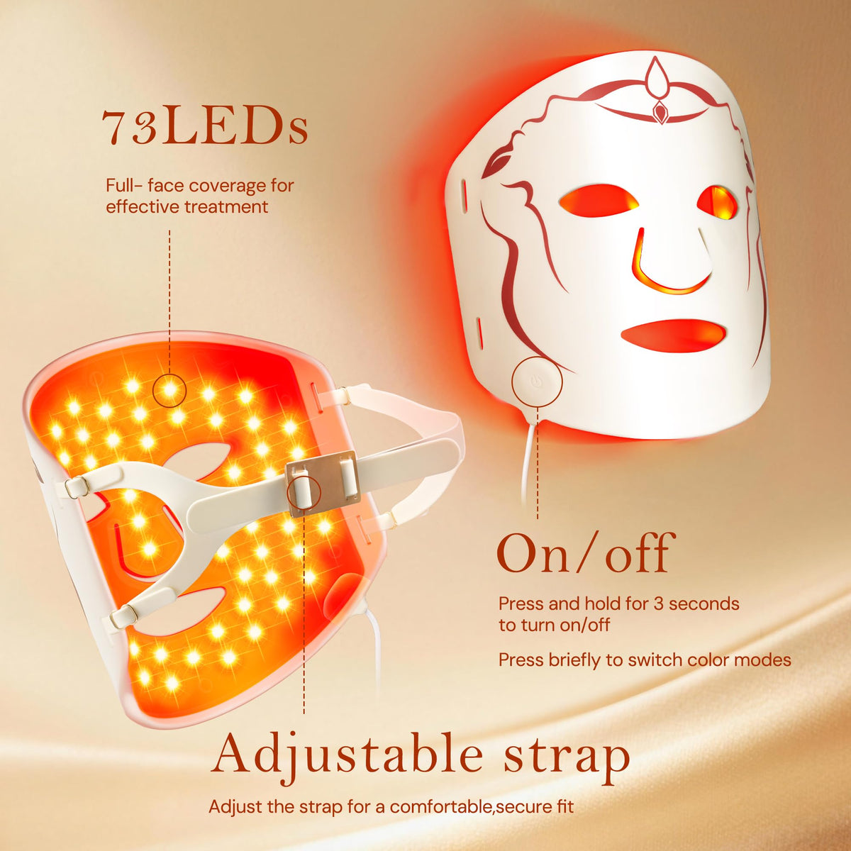 SMOOTHPRO mask in use on a person relaxing for a 10-minute session