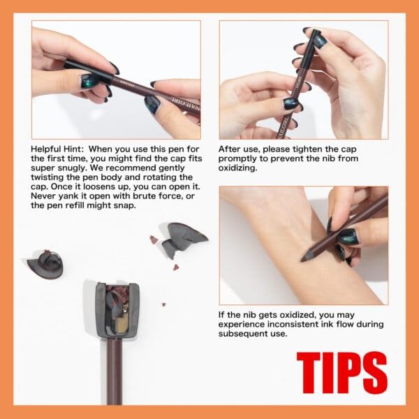 Snailgirl eyeliner in use along upper lashline creating defined, smudge-resistant look