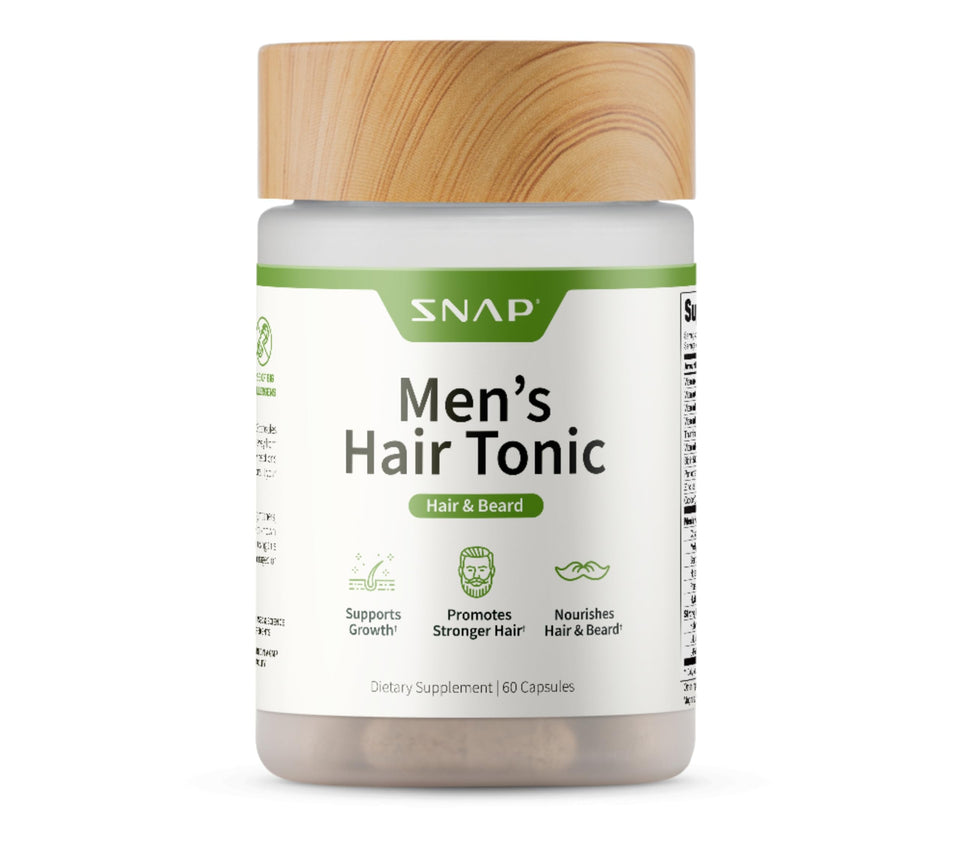 Snap Supplements front packaging showing bottle and clear product name benefits