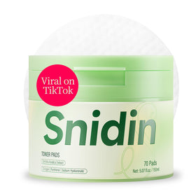 Snidin jar front view showing packaged pads and convenience