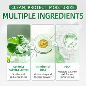 Snidin product with Centella Asiatica leaves to show soothing benefit