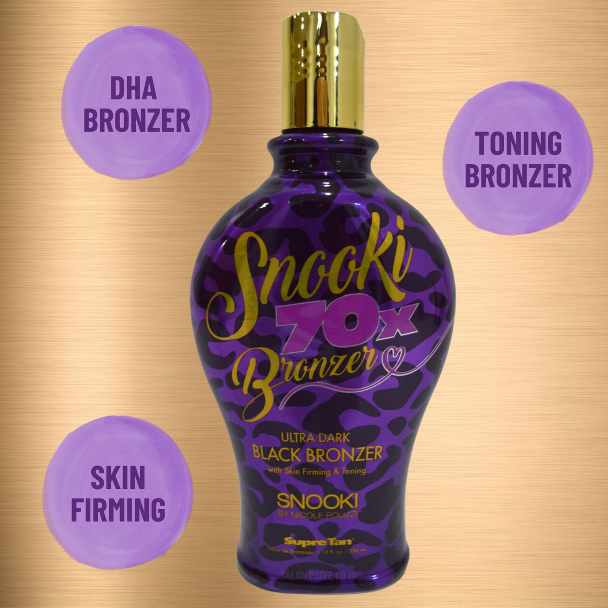 SNOOKI ingredient label close-up showing Black Walnut, Henna and DHA benefits