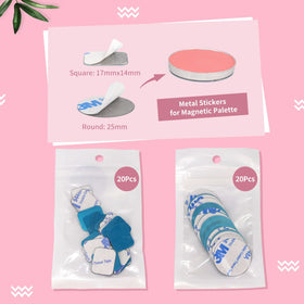 Snowso adhesive metal stickers sheet included to magnetize non-metal pans