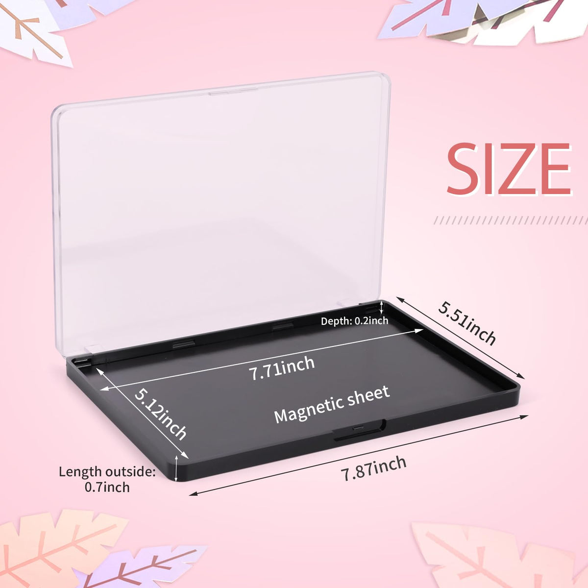 Snowso clear top detail displaying visible shades for quick color choice