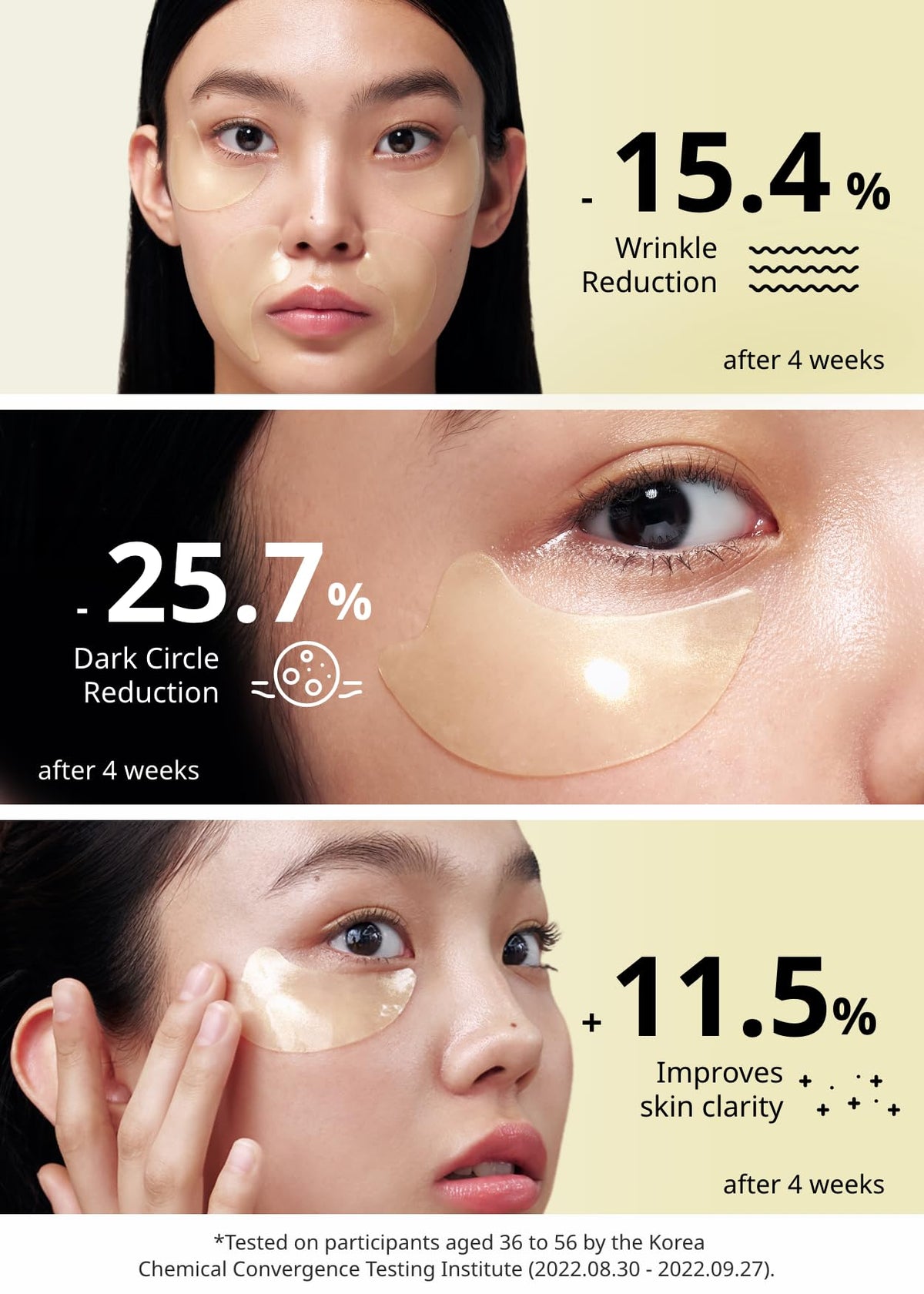 SNP serum on fingertip illustrating concentrated collagen and 24K gold delivery