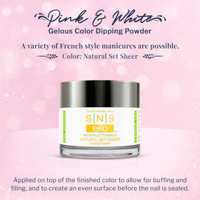 SNS Healthy Natural Nails powder close-up texture revealing fine, even pigments