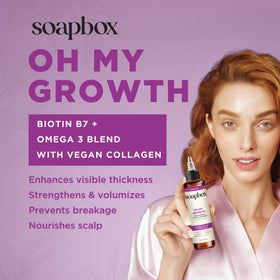 Soapbox before and after styling comparison showing fuller look