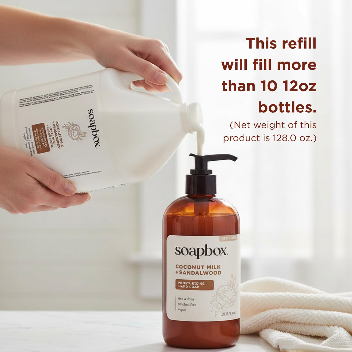 Soapbox on kitchen counter highlighting practical daily use