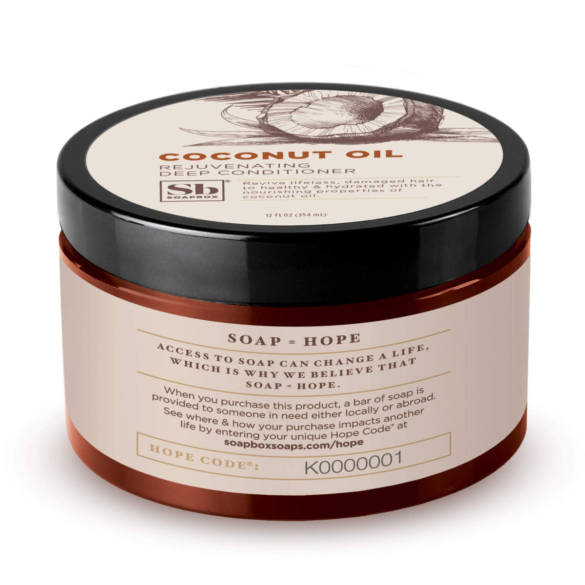 Soapbox coconut and shea butter ingredients staged to show natural moisturizing benefits