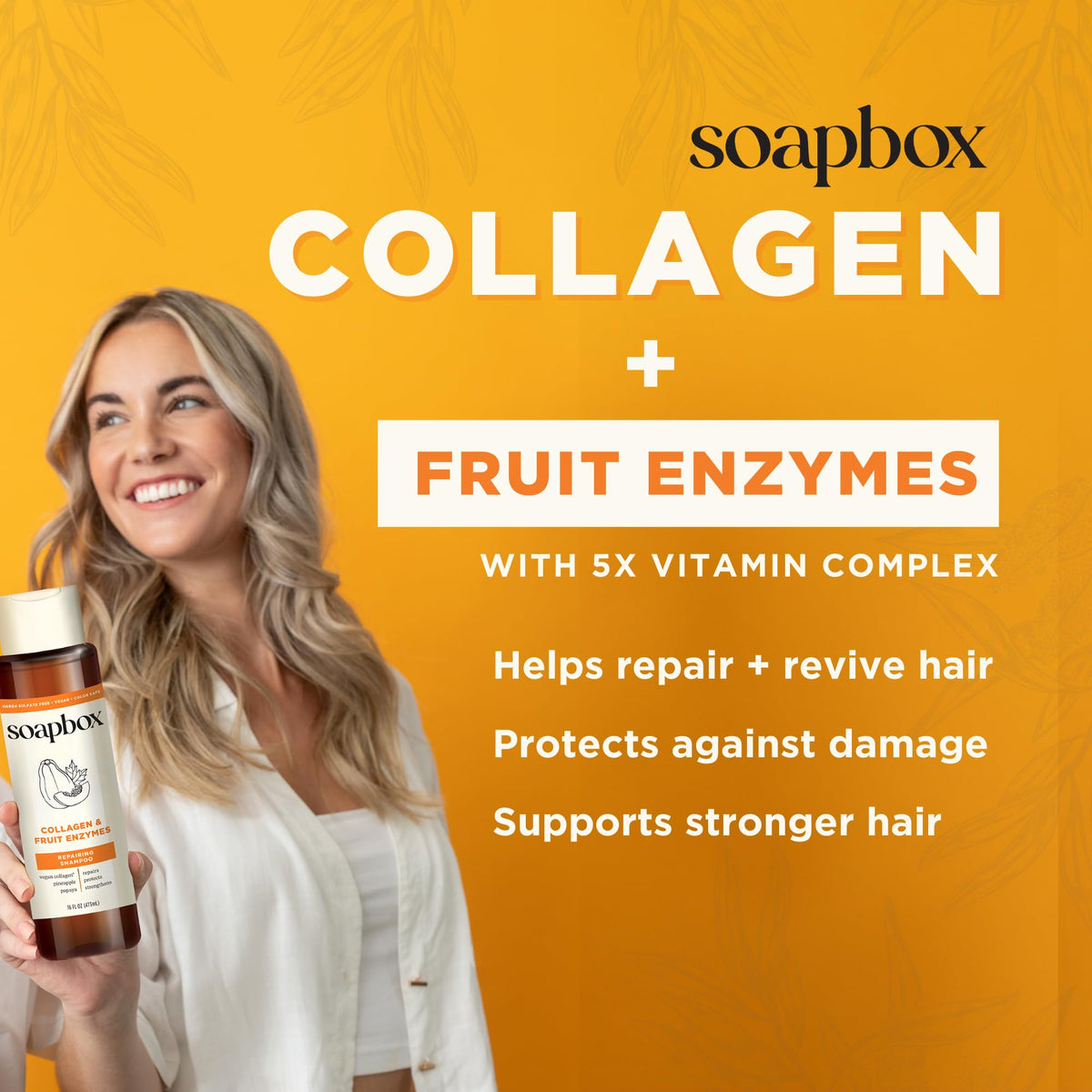 Soapbox conditioner creamy texture demonstrating detangling and hydration