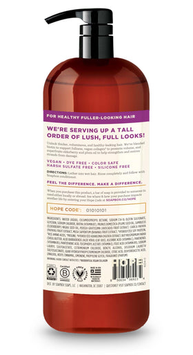 Soapbox conditioner smoothing hair strands for easier styling