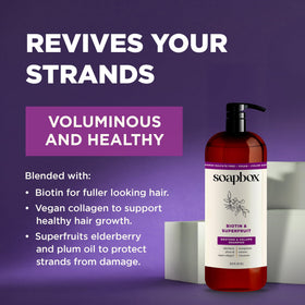 Soapbox 1L bottles side-by-side showing full-size scale and value