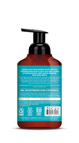 Soapbox foaming hand soap texture dispensing foam that gently cleans without drying benefit