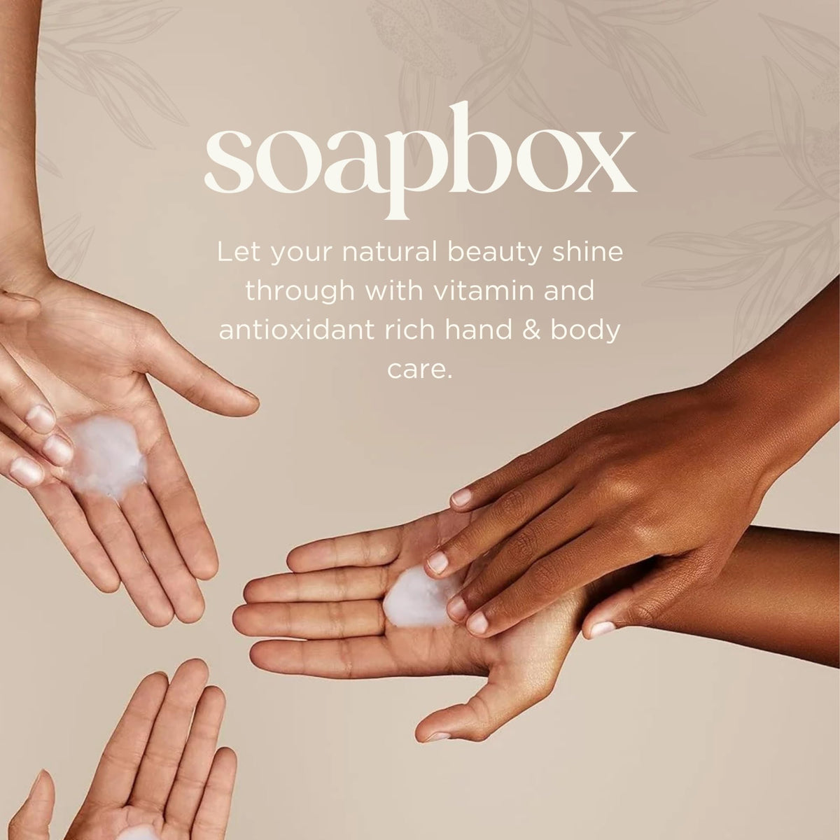 Person washing hands with Soapbox in a kitchen showcasing daily use and hydration
