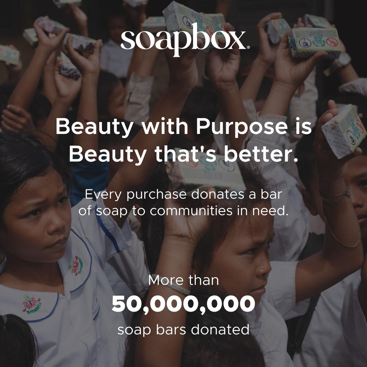 Soapbox set on bathroom counter styled for everyday clean-beauty routine