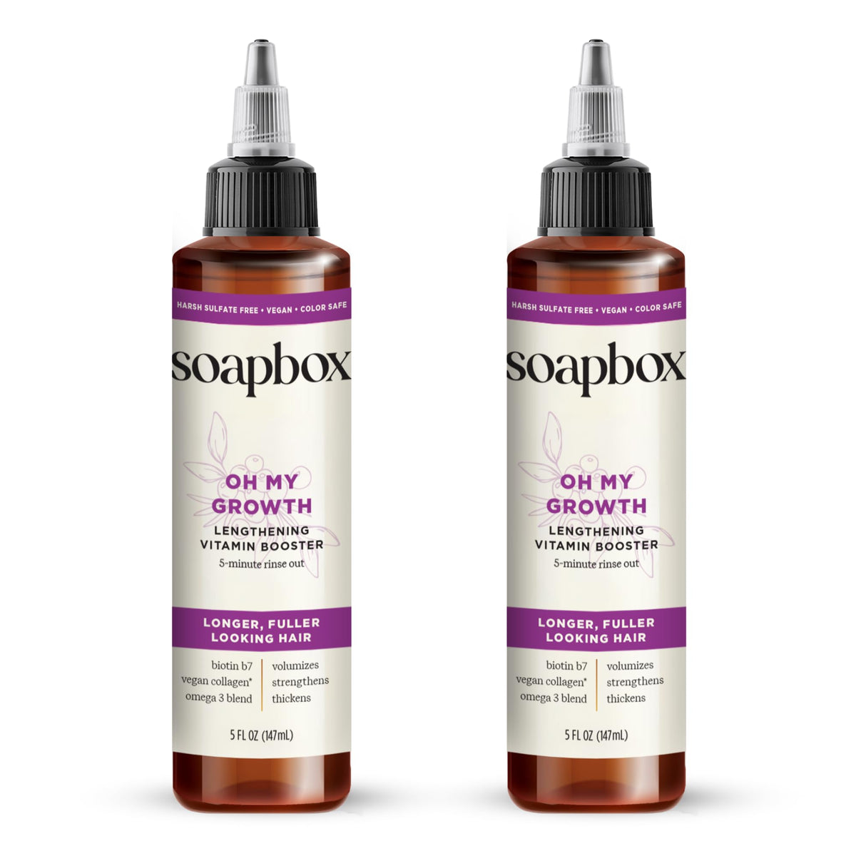 Soapbox front packaging showing product and quick 5-minute benefit