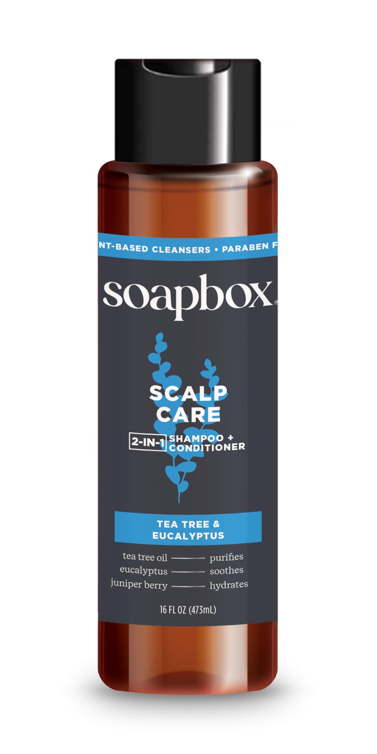 Soapbox scalp care packed in travel pouch illustrating convenience on the go