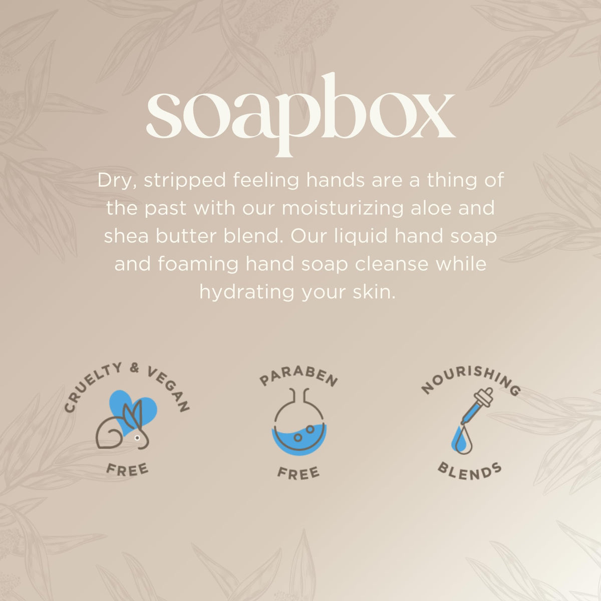 Soapbox in bathroom lifestyle setting conveying fresh scent and decor fit
