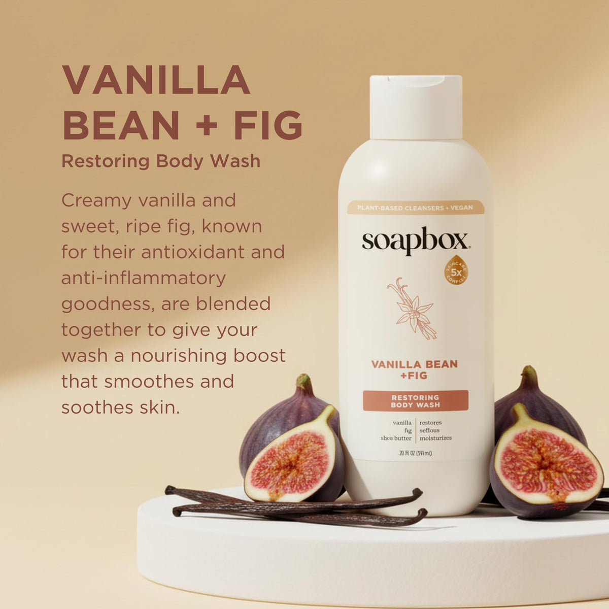 Soapbox pump detail highlighting easy-dispense bottle and travel-friendly design