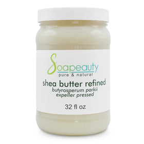 Soapeauty front jar 32oz showing label and size for clear choice