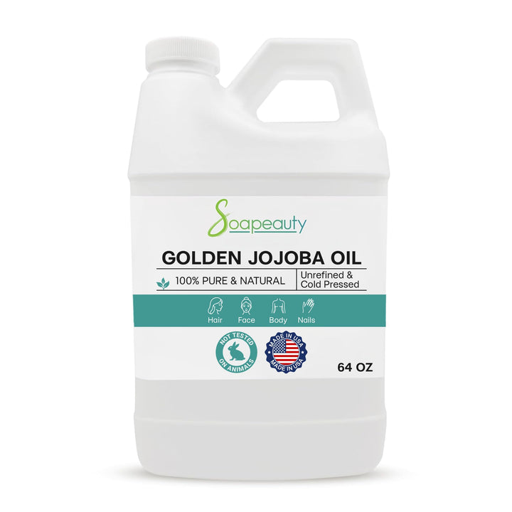 Soapeauty bottle front view showing label and volume for easy selection