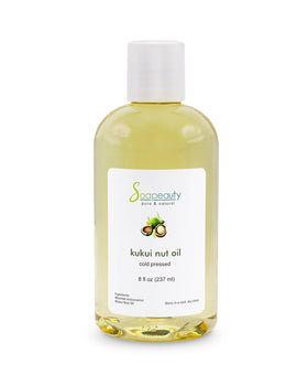 Soapeauty front packaging showing bottle and label, clear product identity and purity