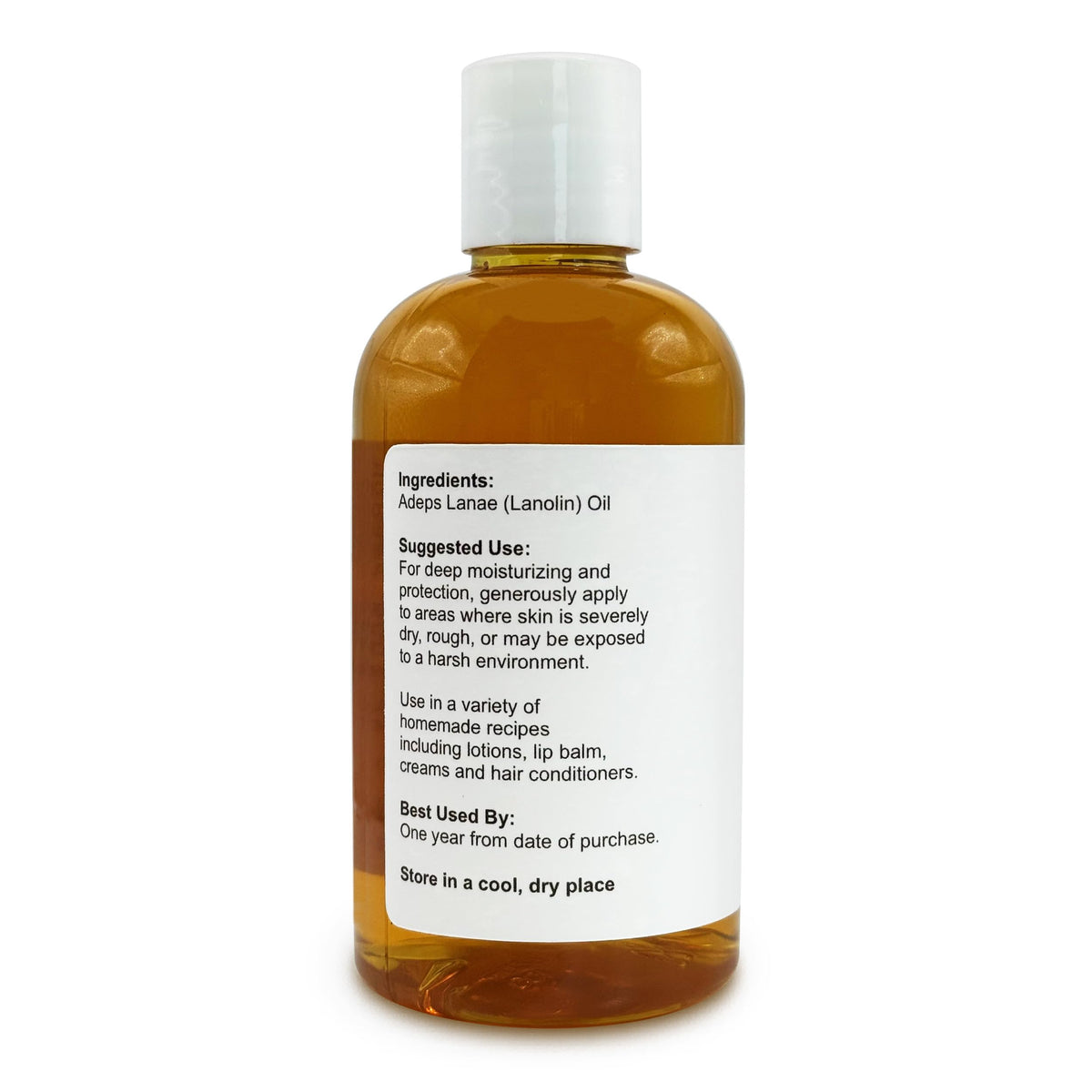Soapeauty pouring lanolin oil close-up illustrating smooth, spreadable texture and hydration