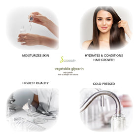Soapeauty glycerin bottle on bathroom shelf suggesting convenient skincare use
