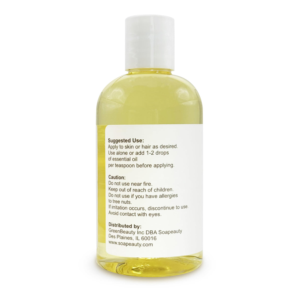 Soapeauty oil pouring to show texture and lightweight absorption benefit